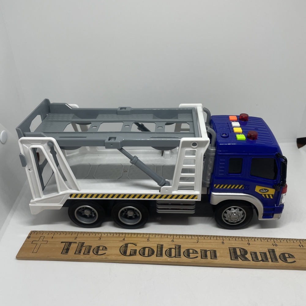 TRC‎ Friction Powered Car Transporter Truck Toy with Lights and Sounds Carriers